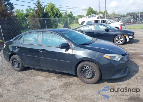 2014 Toyota Corolla Le from USA, damaged, VIN 2T1BURHE0EC149720